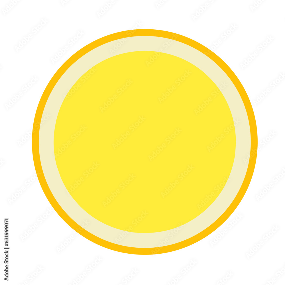 yellow circle icon background for text and picture