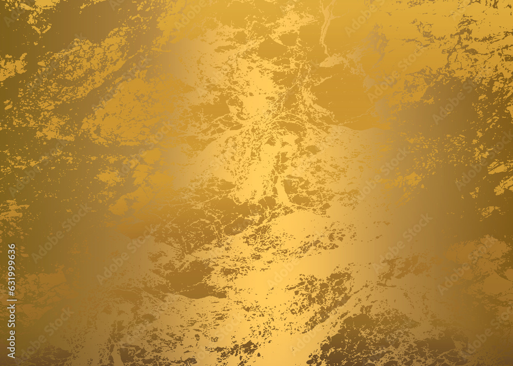 Golden Abstract decorative paper texture background for artwork - Illustration