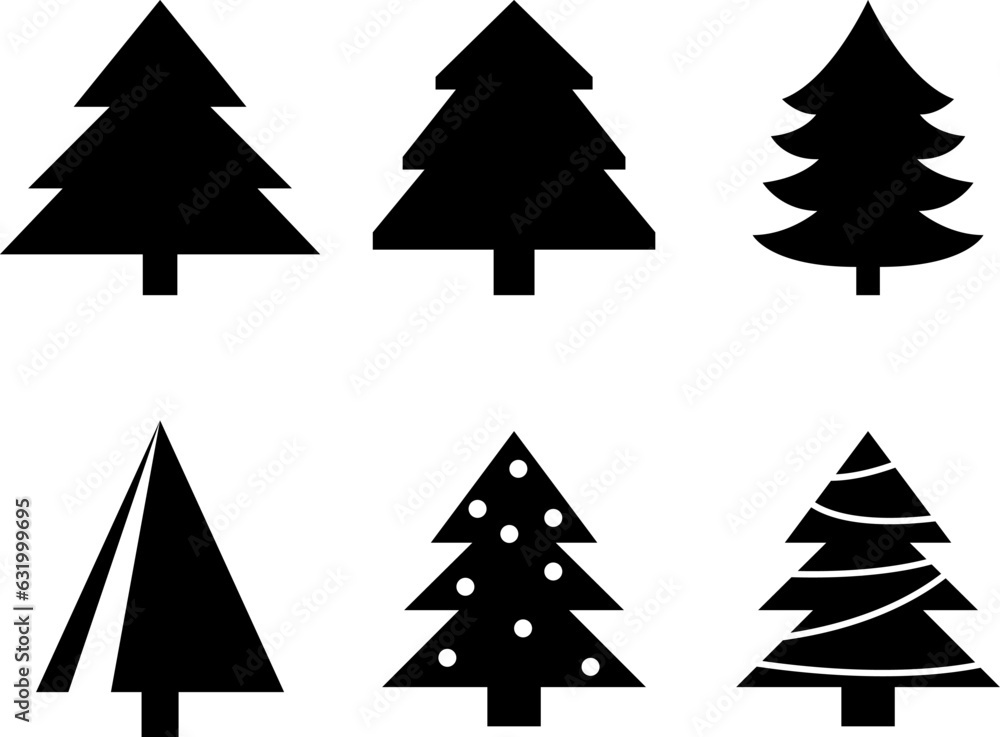 Christmas tree, spruce, pine icon vector image. Christmas tree, spruce, pine icon vector image.