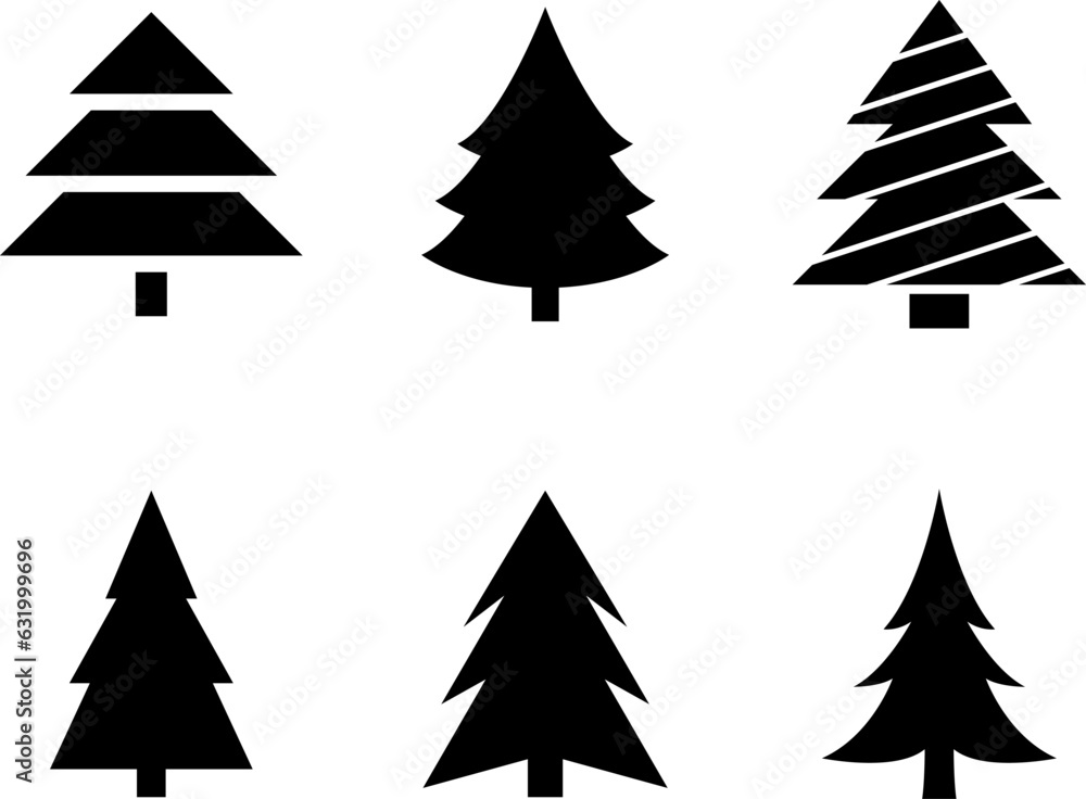 Christmas tree, spruce, pine icon vector image. Christmas tree, spruce, pine icon vector image.