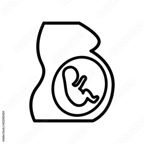 Maternity pregnancy baby vector icon