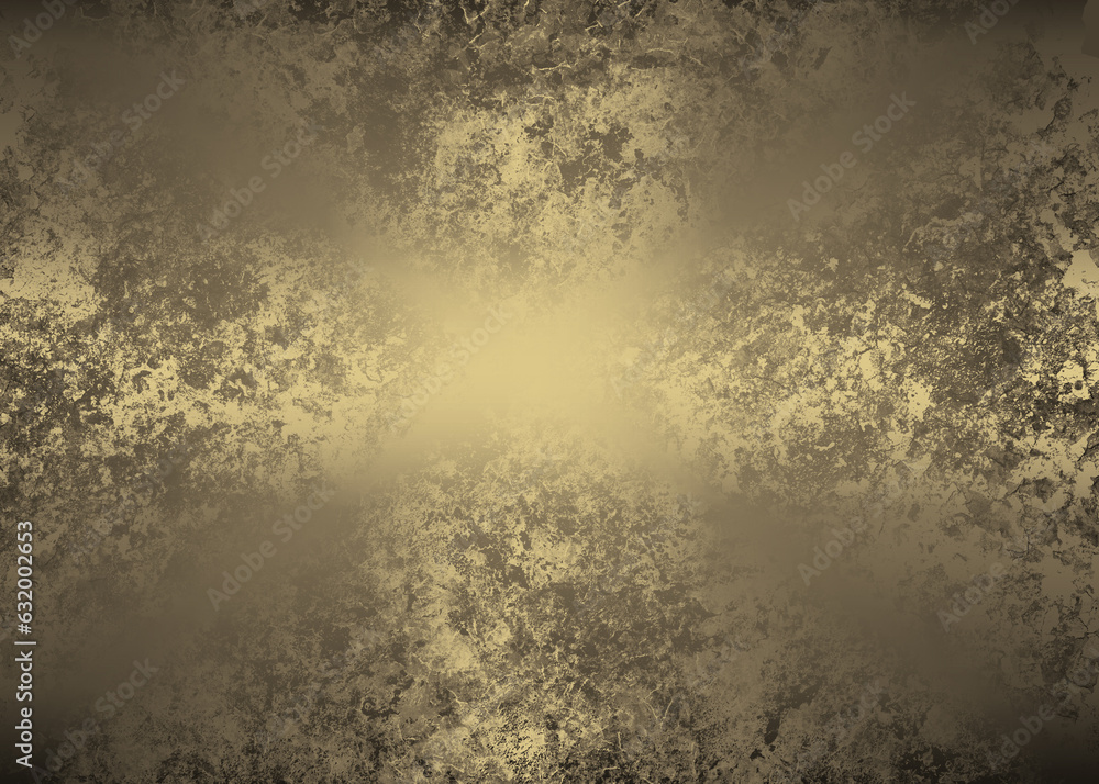 Golden Abstract decorative paper texture background for artwork - Illustration