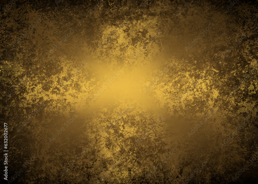 Golden Abstract decorative paper texture background for artwork - Illustration