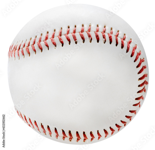 sports equipment, Baseball ball on white background PNG File.