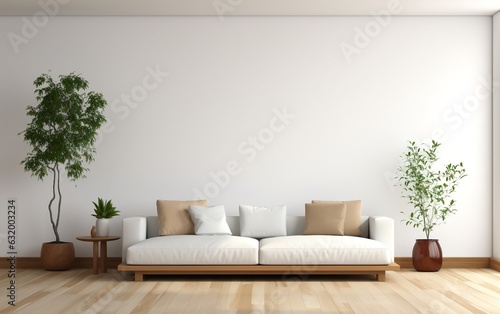 Minimalist living room interior © Muhammad