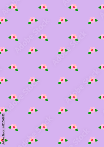 Wallpaper Mural 무궁화_패턴_배경_벽지 Torontodigital.ca