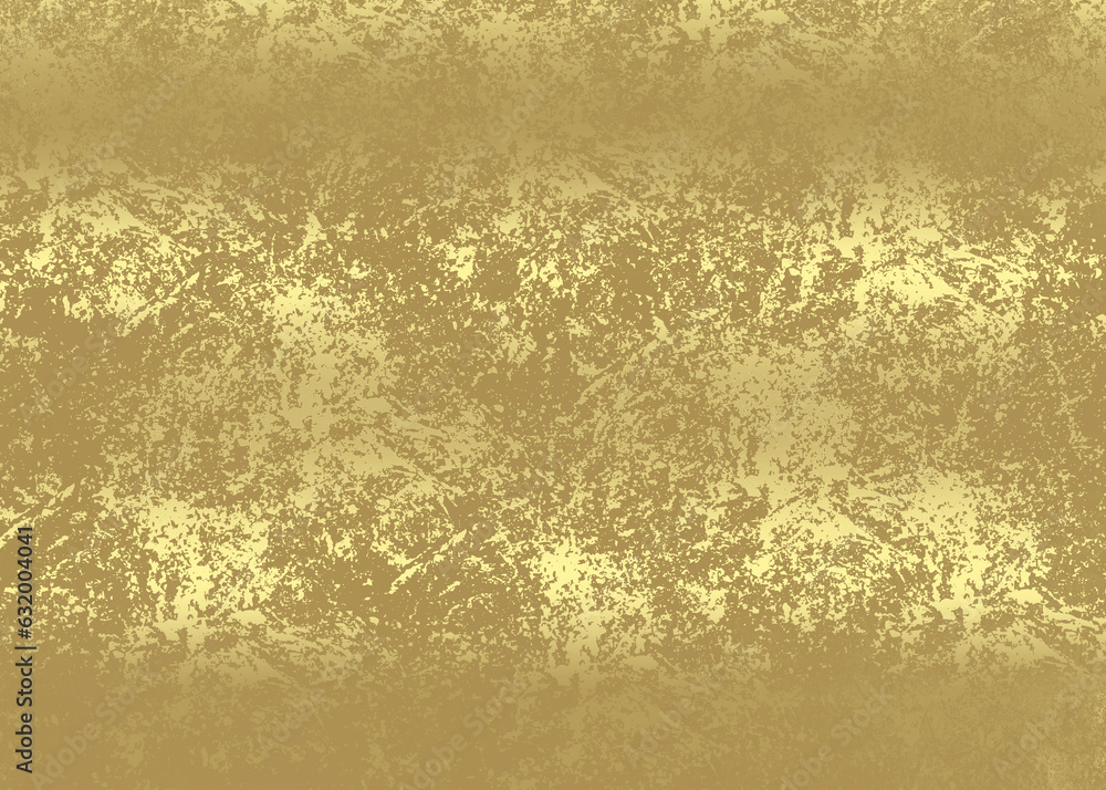 Golden Abstract decorative paper texture background for artwork - Illustration