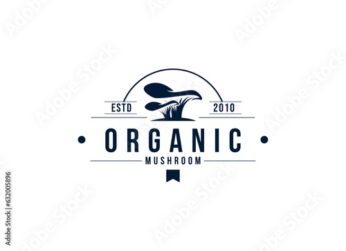 mushroom farm logo design, brand logo for mushroom product