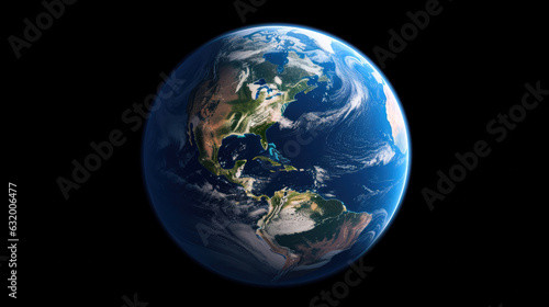 Planet earth globe. Generative AI