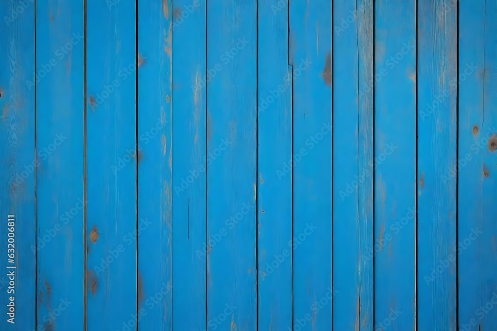 Naklejka premium blue wooden background