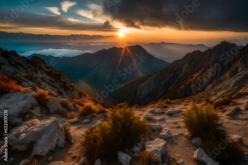 sunset over the mountains © Faisal Ai