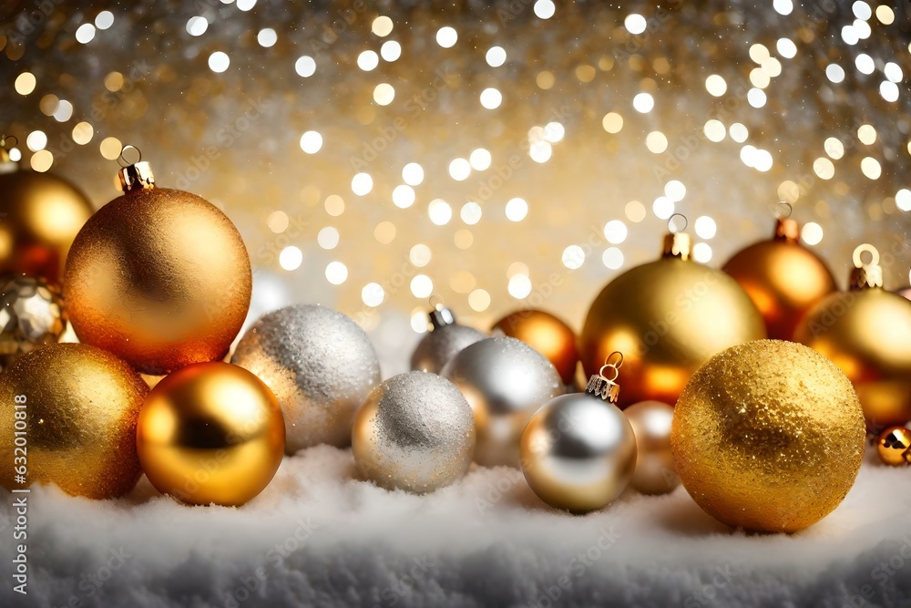 Golden and white shining colorful christmas balls
Created using generative AI tools Golden and white shining colorful christmas balls
Created using generative AI tools