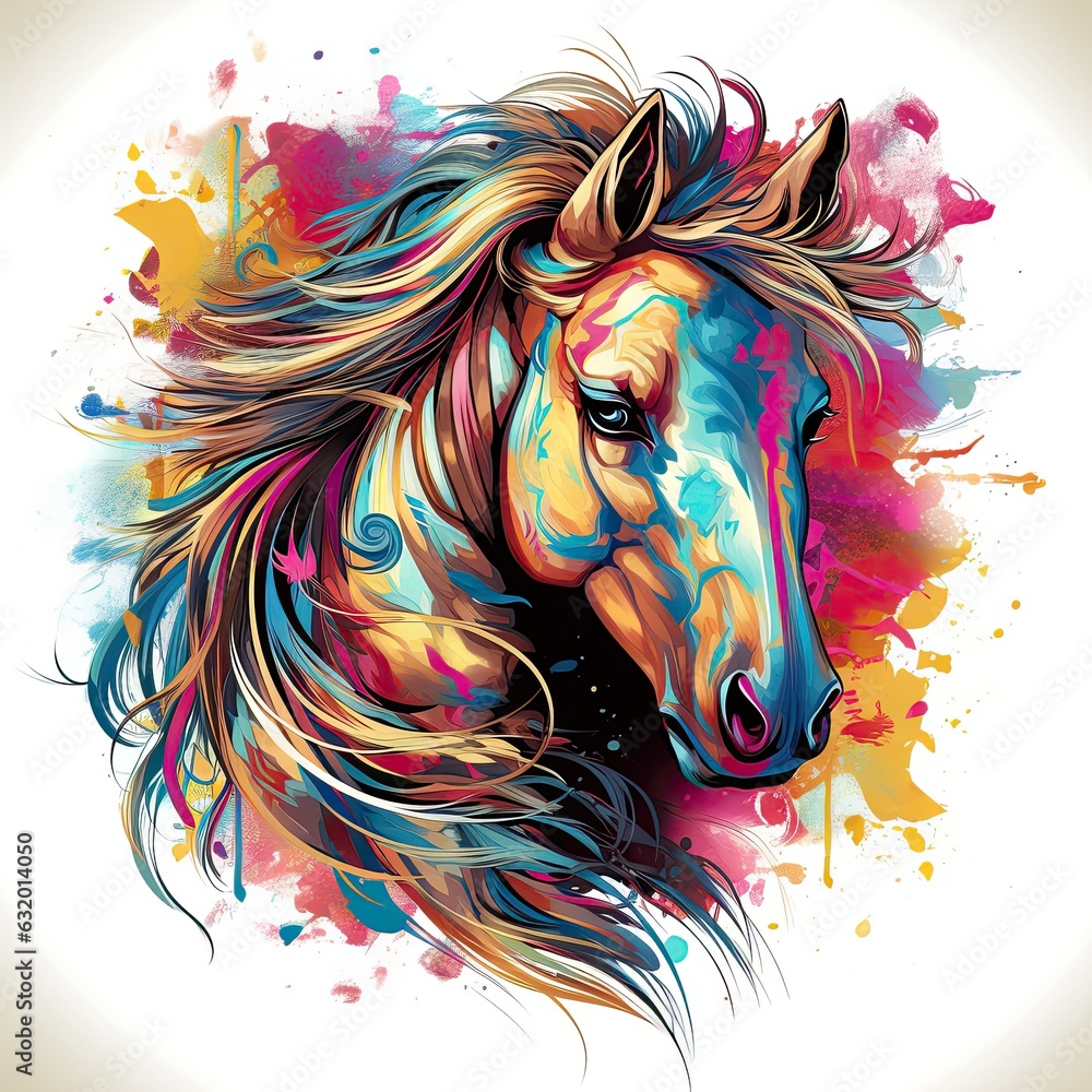 Fairy Horse Clip Art or T-Shirt Design illustration Fairy Horse Clip Art or T-Shirt Design illustration