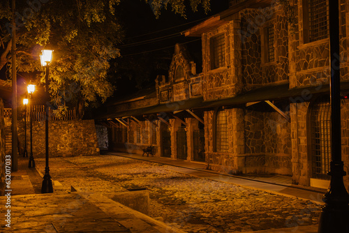 Old Train Station in Cuernavaca at night photo