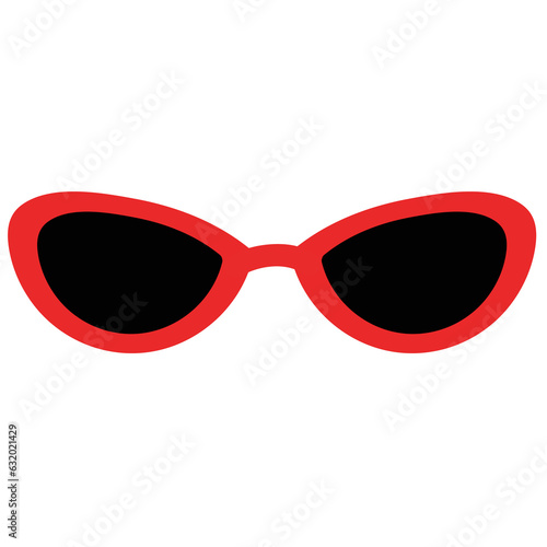 Sunglasses clip art for vacation, trip, travel or journey element, holiday, summer beach decoration, fashion and accessory icon, fashion brand logo, social media post, online shopping, etc.