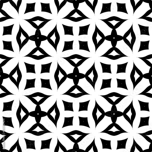 black and white seamless pattern geometric pattern seamless design textile and texture pattern. 