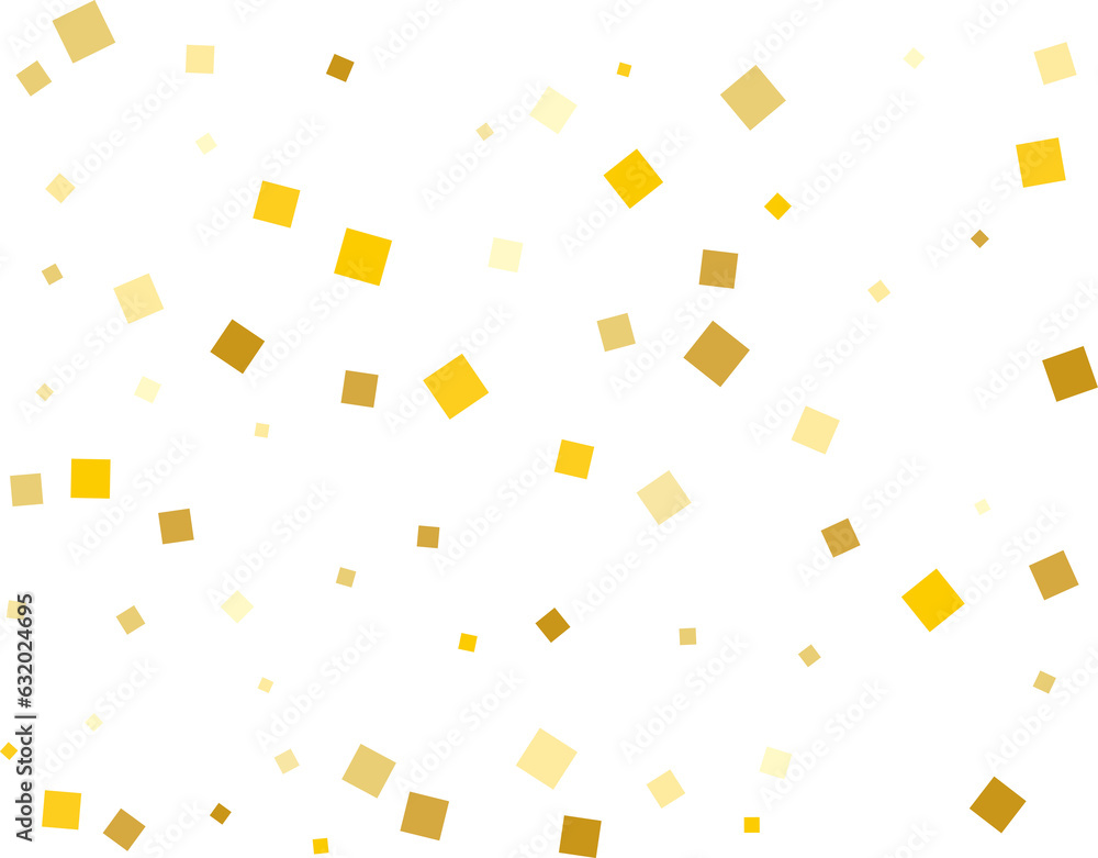 Gold Squares Confetti Gold Squares Confetti