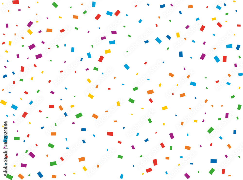 Luxury Rainbow Rectangular Confetti Luxury Rainbow Rectangular Confetti