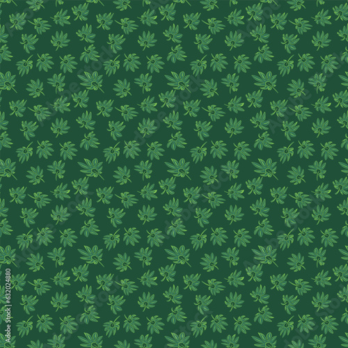 Vector illustration of seamless light pattern in green