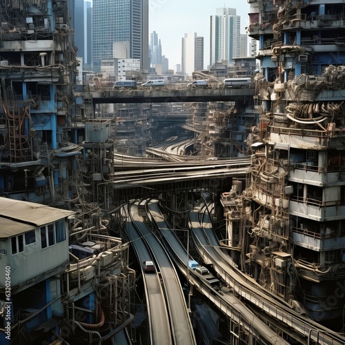 Poor infrastructure in the megacities © Christian