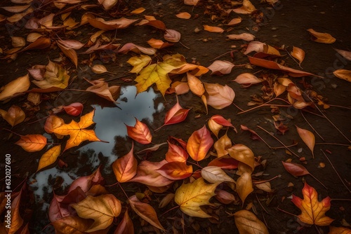 autumn leaves on the ground © Faisal Ai