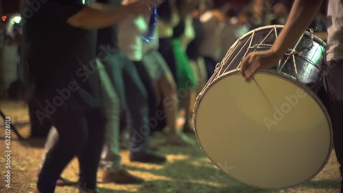 Drum At Traditional Ethnic Dance