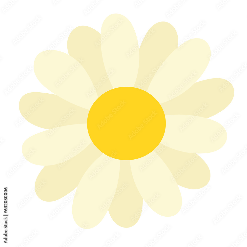 Illustration of white flower for spring and summer, floral print, sticker, plants, tree, picnic, nature, garden, decorations, backyard, cute patches, shirt print, plush toy, logo, icon, daisy flower Illustration of white flower for spring and summer, floral print, sticker, plants, tree, picnic, nature, garden, decorations, backyard, cute patches, shirt print, plush toy, logo, icon, daisy flower