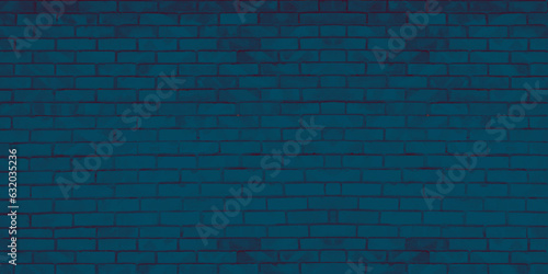 horizontal part of black blue painted brick wall
