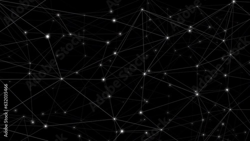Technology in motion exploring the connection and transformation of geometric shapes. Visualizing chemistry connected lines and molecules in a dynamic 4k presentation