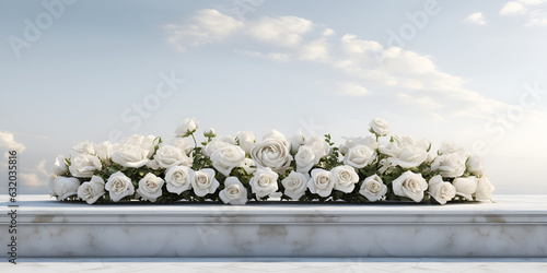 Elegant Silk Casket Cover Funeral Flowers\
Graceful Funeral Flower Arrangements for Casket