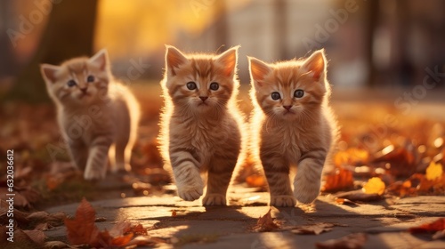 cats are walking © Aliaksei