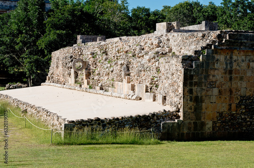 Ruins of Uxmal - ancient Maya city. Yucatan.  Mexico photo