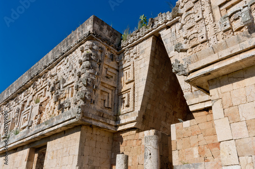 Ruins of Uxmal - ancient Maya city. Yucatan.  Mexico photo