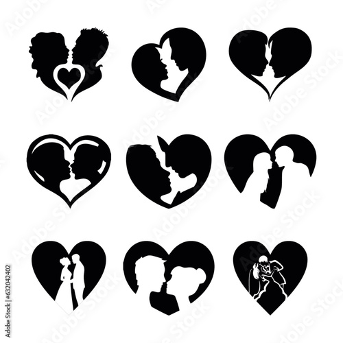 sweet love couple cuttable design