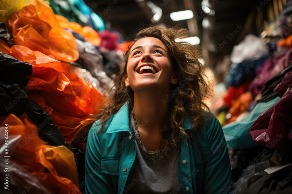 Fashionable Woman Hunting for Deals Fashionable Woman Hunting for Deals