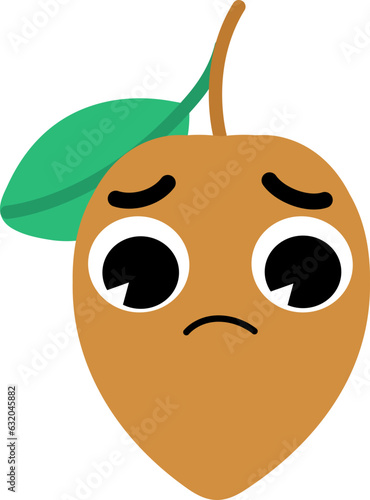 Sapodilla Face Sad