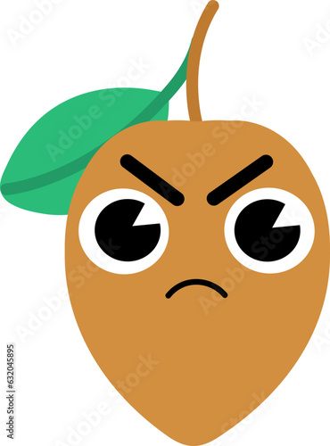 Sapodilla Face Angry