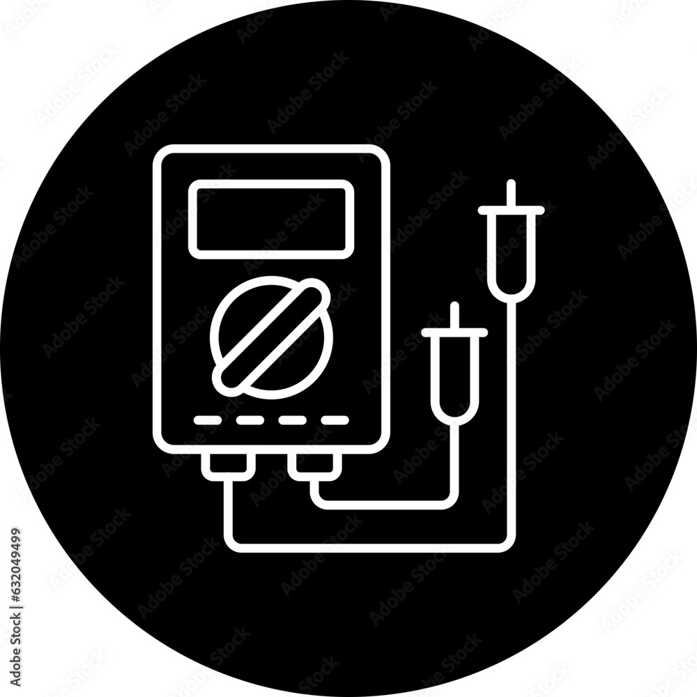 Voltmeter Icon Voltmeter Icon