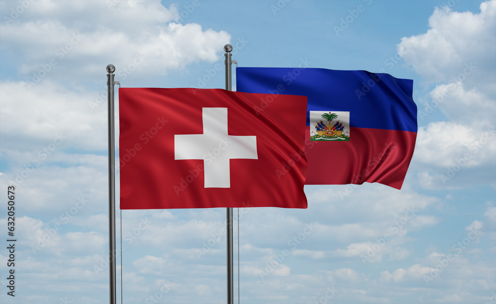 Haiti and Switzerland flag