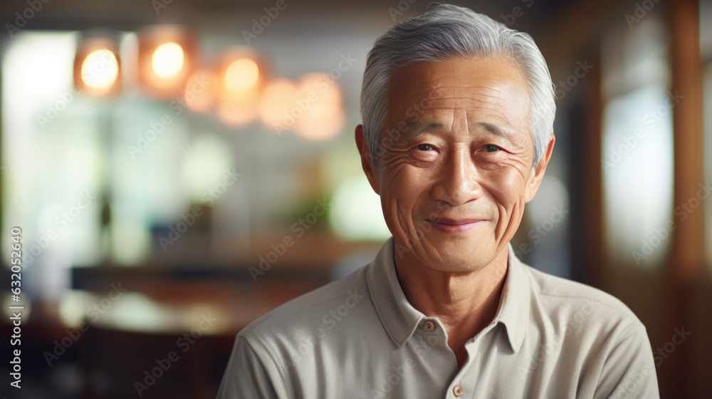 Portrait of an elderly man. Portrait of an elderly man.