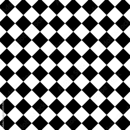 abstract black and white seamless square grid pattern background