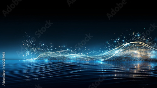 Data Ocean: Waves of Information Flowing in the Digital Sea 