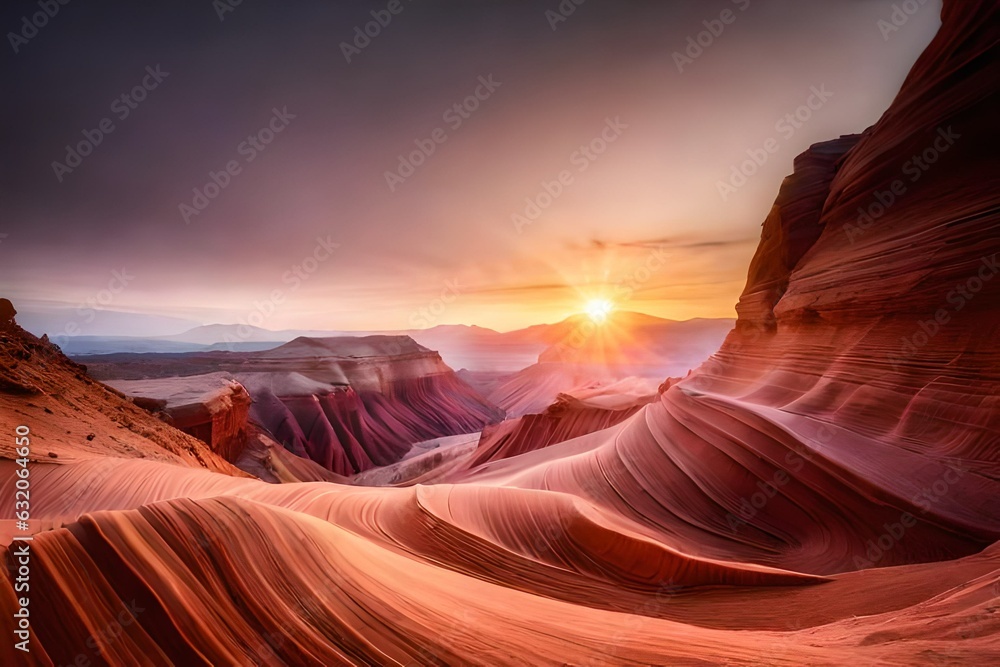 antelope canyon in arizona - background travel concept - obrazy, fototapety, plakaty 