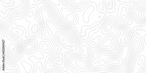 Seamless pattern with lines Topographic map. Geographic mountain relief. Abstract lines background. Contour maps. Vector illustration, Topo contour map on white background, Topographic contour lines.