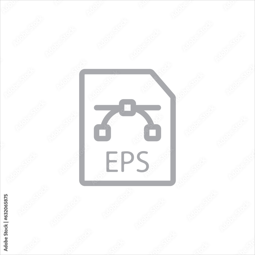 eps file icon vector illustration symbol