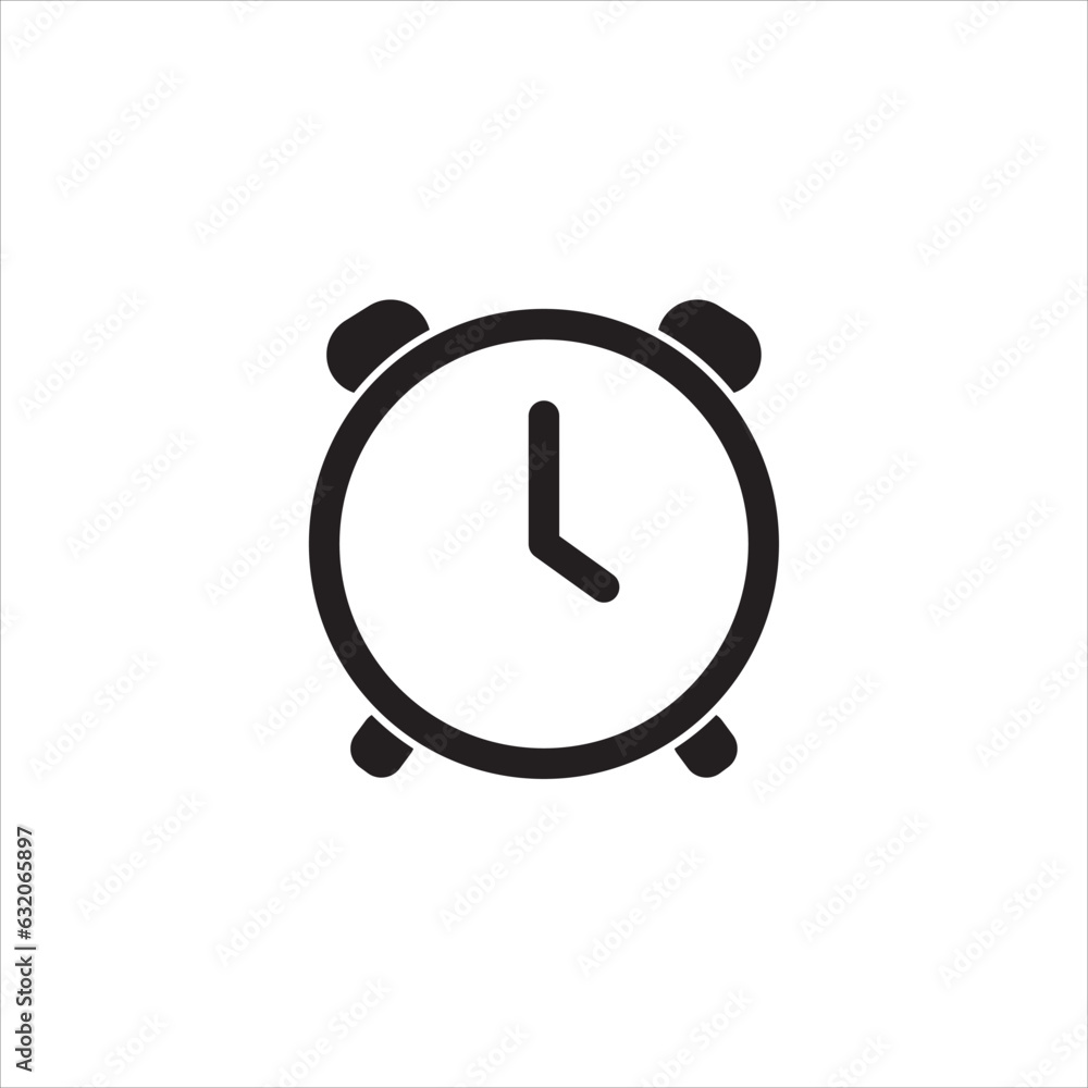 clock, alarm clock icon vector illustration symbol clock, alarm clock icon vector illustration symbol