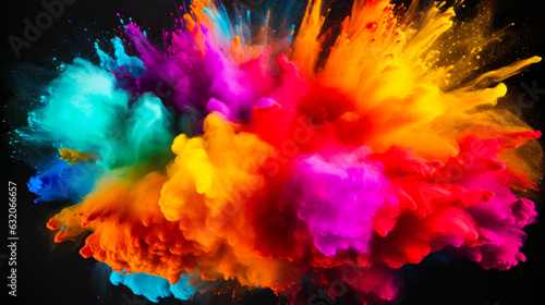 Vivid Color Festival: Multicolored Explosion