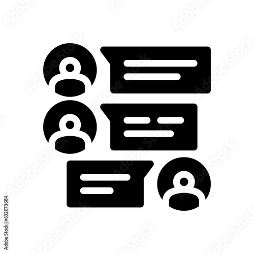 comments glyph icon