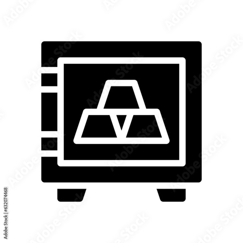 safety box glyph icon