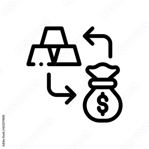 barter line icon